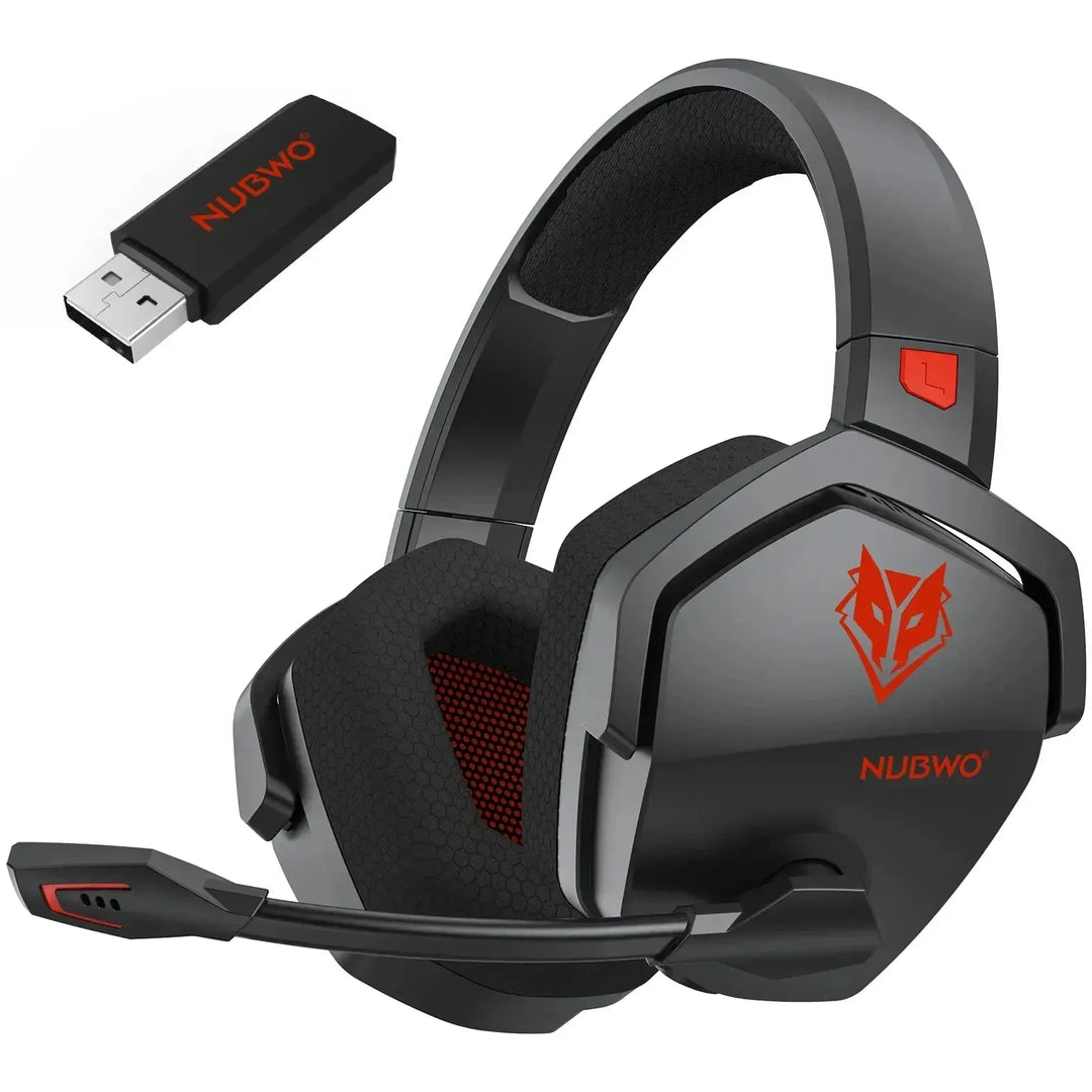 Cuffie Gaming Wireless con Microfono e Cancellazione Attiva del Rumore