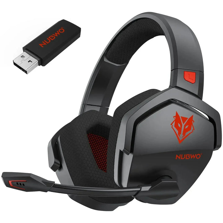 Cuffie Gaming Wireless con Microfono e Cancellazione Attiva del Rumore