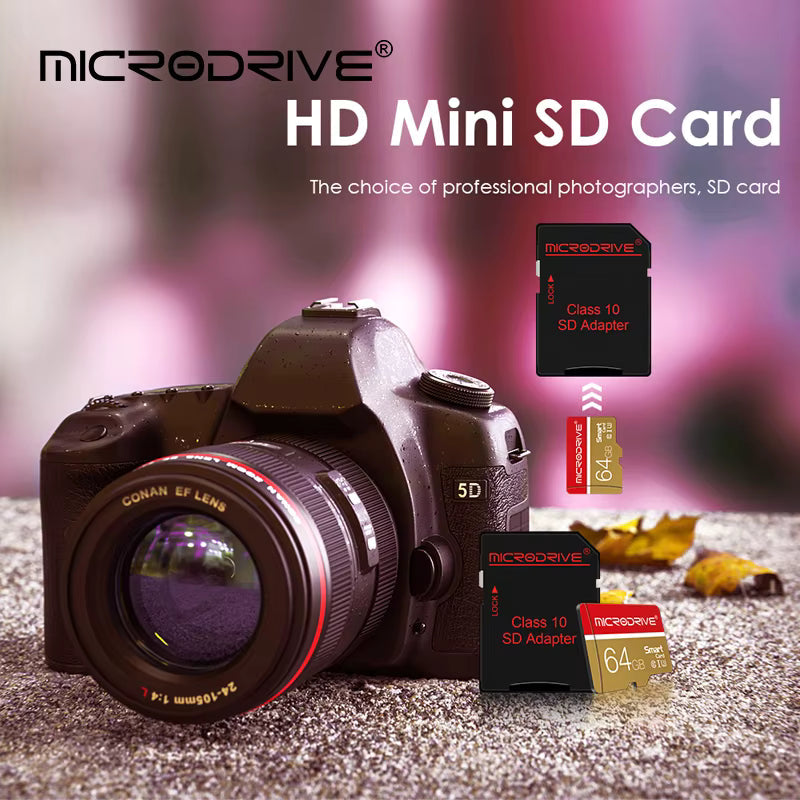 Scheda di Memoria MicroDrive MicroSD Classe 10 UHS-I U3 Scheda TF ad Alta Velocità