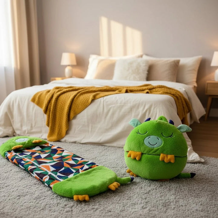 MAGICALCUDDLE – Sacco a Pelo Giocattolo Cuddle 2-in-1 per Bambini