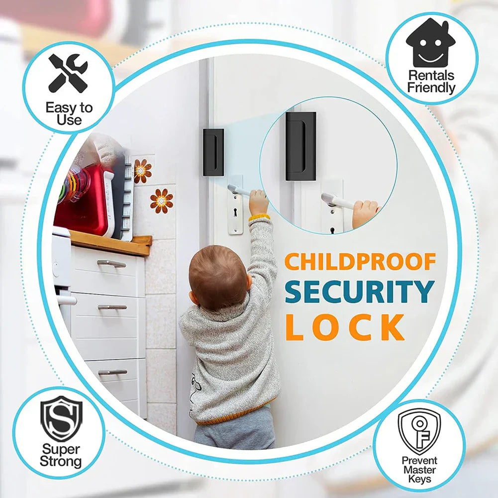 Serratura di Sicurezza per Bambini Antifurto per Porte