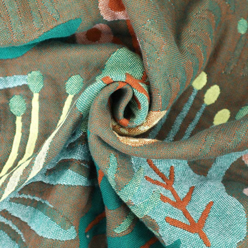 SavannenTraum: Coperte in cotone con funzione reversibile e motivo marcato – per camera da letto e lounge