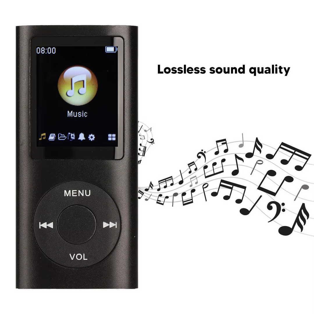 Lettore MP3 compatto ad alta risoluzione con LCD da 1,8"
