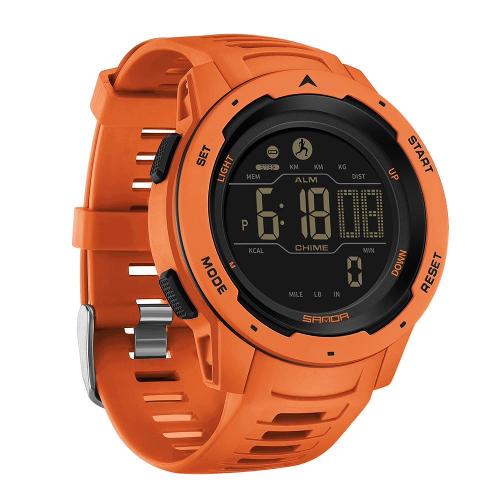 Orologio Digitale Militare Pedometrico Impermeabile