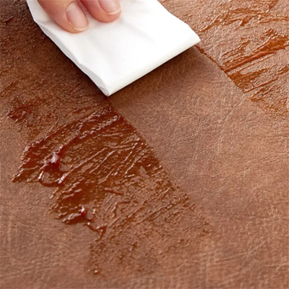 Tovagliette in Pelle Sintetica Impermeabili e Resistenti al Calore, Doppia Faccia