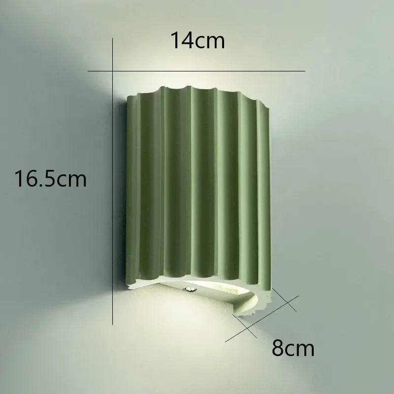 Lampada da Parete in Resina Moderna Nordica | Luce da Parete Interna Elegante