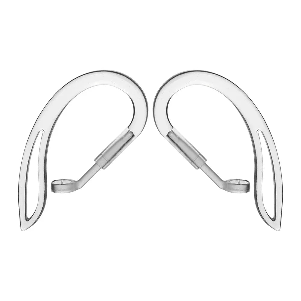 Ganci in silicone trasparente per AirPods, accessori sportivi regolabili antiscivolo