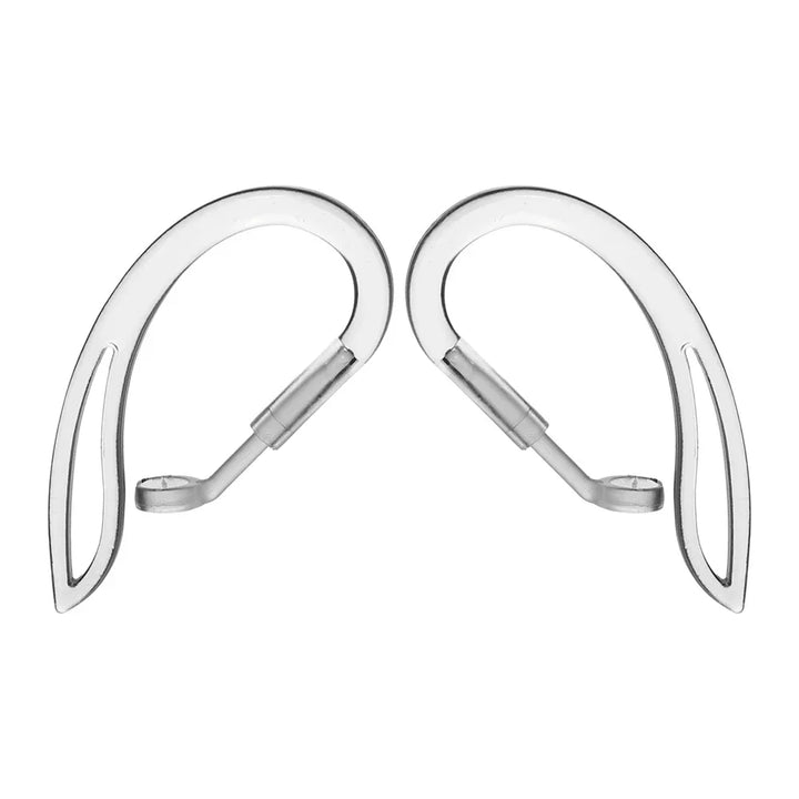 Ganci in silicone trasparente per AirPods, accessori sportivi regolabili antiscivolo