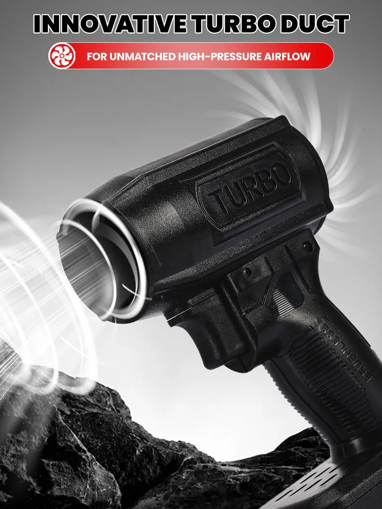 Soplador Turbo Jet Inalámbrico per Asciugatura Auto – Pistola d&