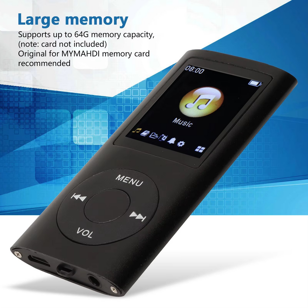 Lettore MP3 compatto ad alta risoluzione con LCD da 1,8"