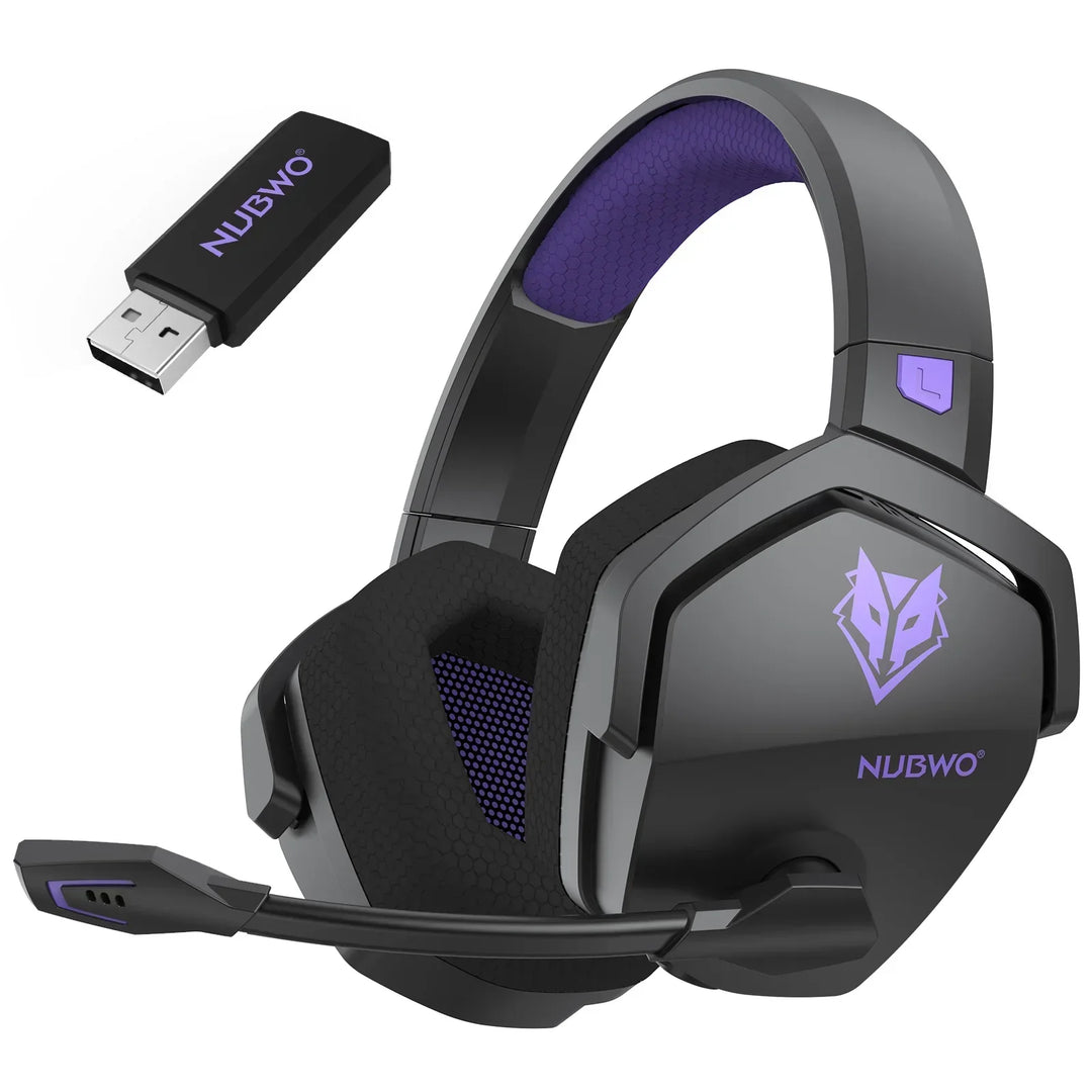 Cuffie Gaming Wireless con Microfono e Cancellazione Attiva del Rumore