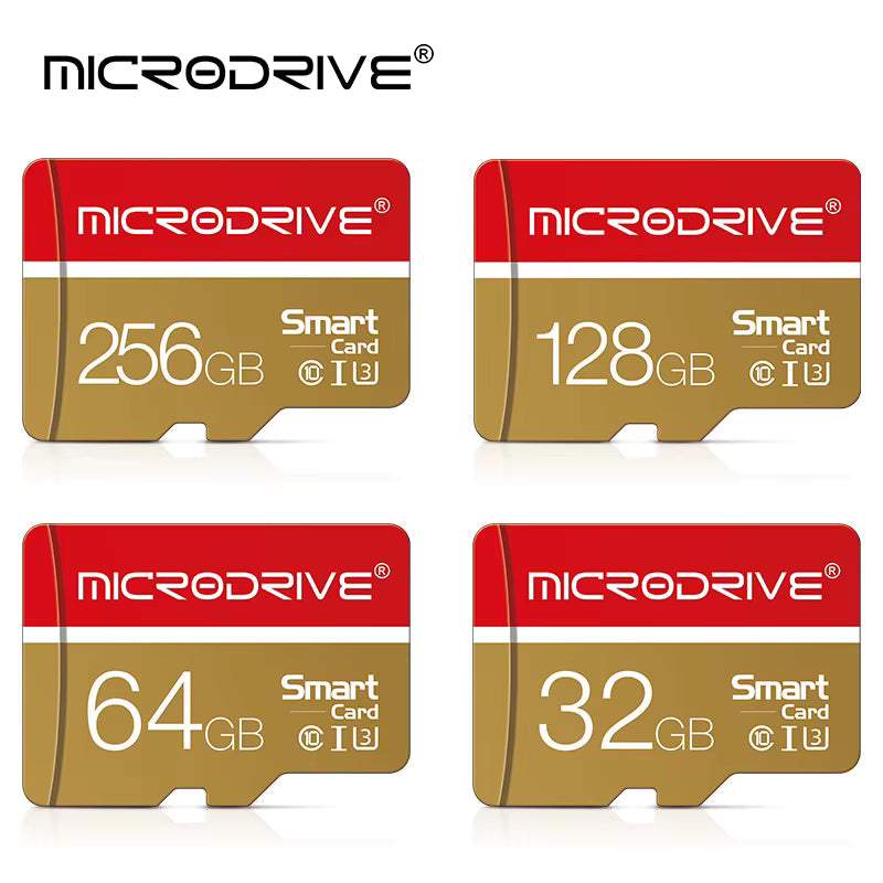 Scheda di Memoria MicroDrive MicroSD Classe 10 UHS-I U3 Scheda TF ad Alta Velocità