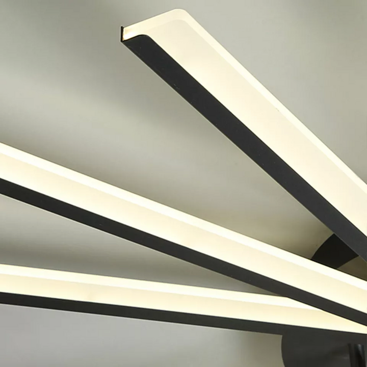 ScandiGlühen: Lampada da soffitto LED scandinava in metallo semplice – elegante e funzionale per aree giorno e notte