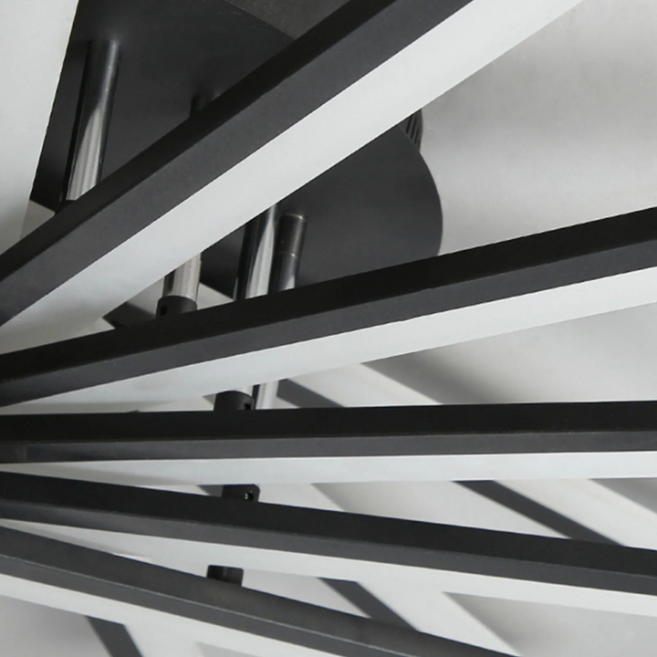 ScandiGlühen: Lampada da soffitto LED scandinava in metallo semplice – elegante e funzionale per aree giorno e notte