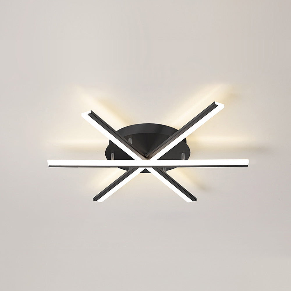 ScandiGlühen: Lampada da soffitto LED scandinava in metallo semplice – elegante e funzionale per aree giorno e notte