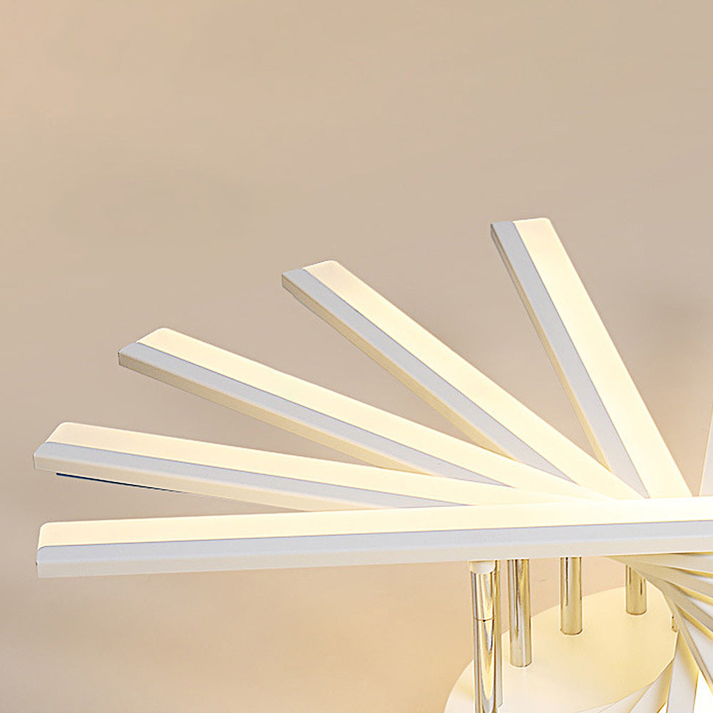 ScandiGlühen: Lampada da soffitto LED scandinava in metallo semplice – elegante e funzionale per aree giorno e notte