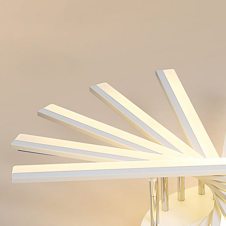 ScandiGlühen: Lampada da soffitto LED scandinava in metallo semplice – elegante e funzionale per aree giorno e notte