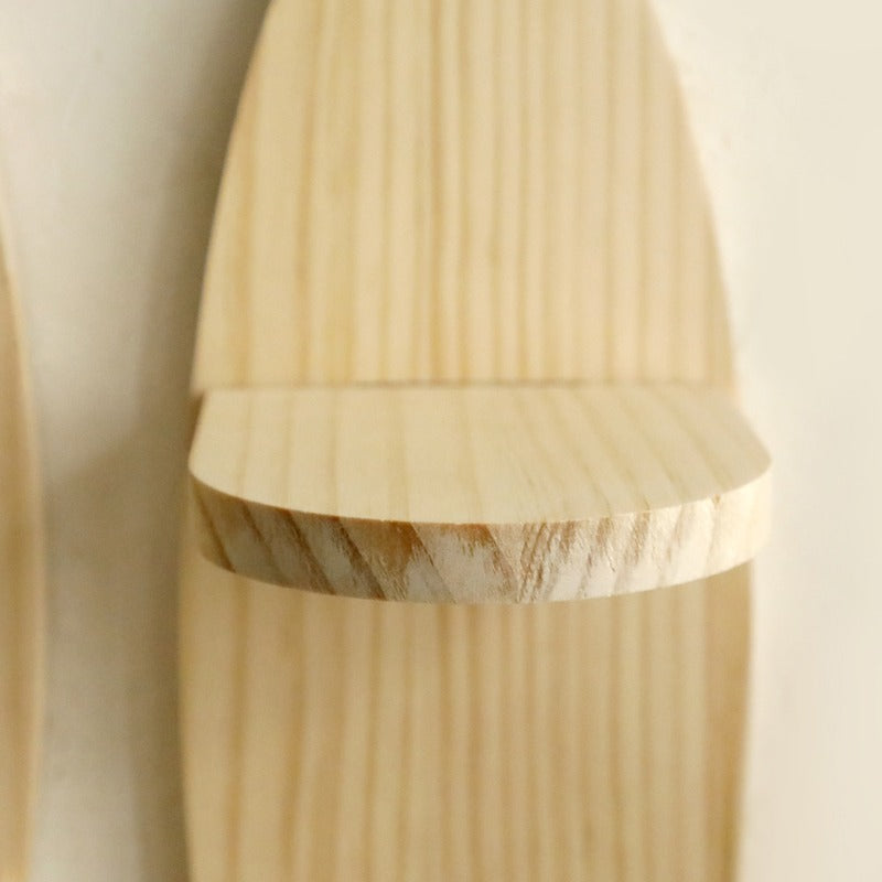 ScandiKurve: Mensole da parete in legno – salvaspazio, stabili e sospese con bordi curvi per cucina e ufficio