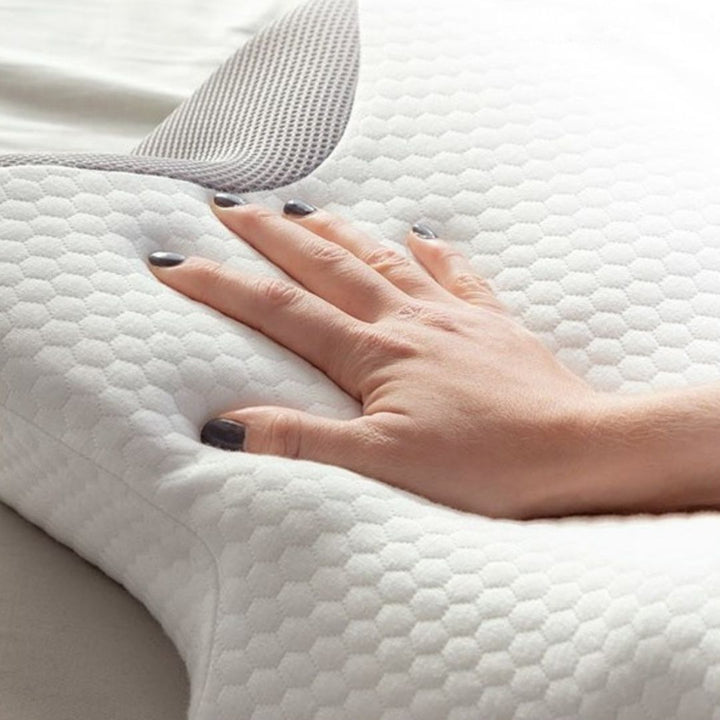 SchlafTraum: Cuscino ortopedico per il collo in Memory Foam – ergonomico e ortopedico per un sonno sano