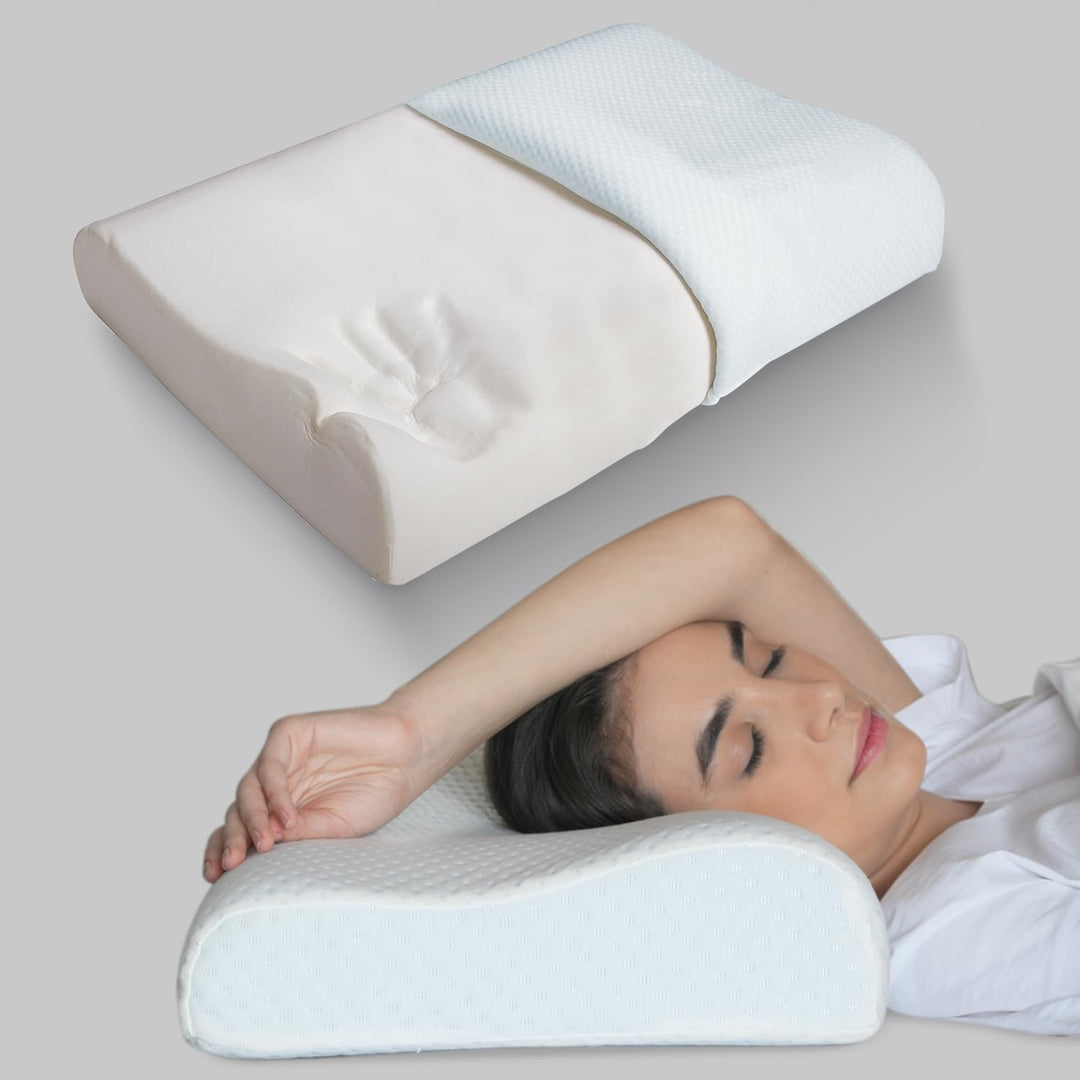 SchlafWolke: Cuscino in Memory Foam ergonomico – confortevole e ortopedico contro il dolore al collo
