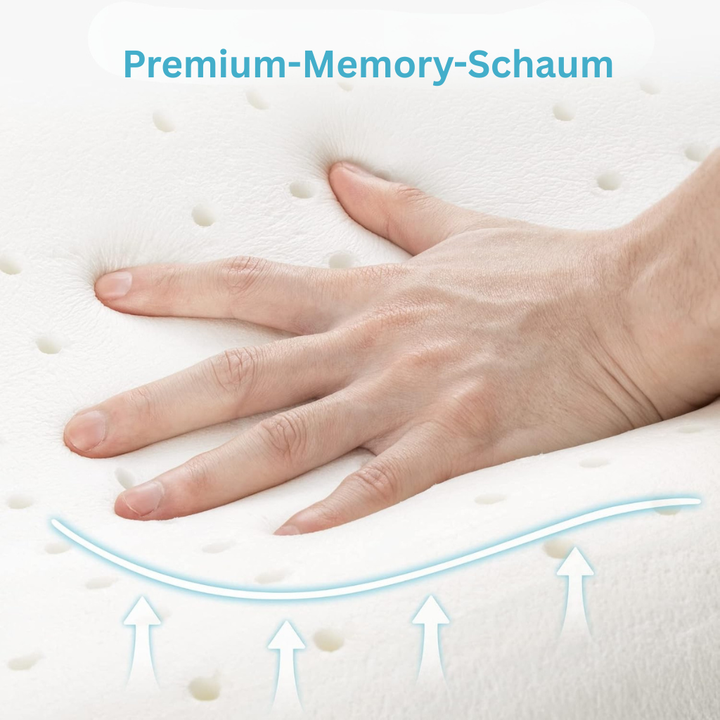 SchlafWolke: Cuscino in Memory Foam ergonomico – confortevole e ortopedico contro il dolore al collo