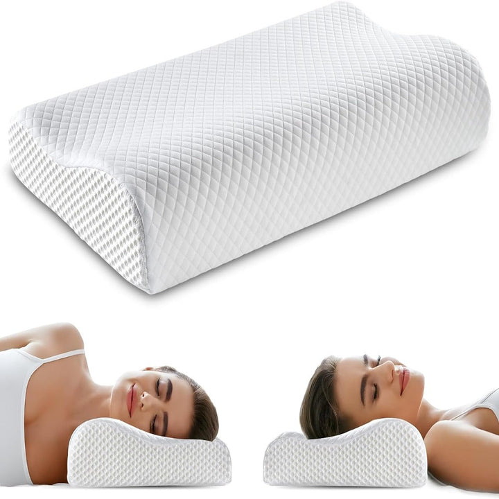 SchlafWolke: Cuscino in Memory Foam ergonomico – confortevole e ortopedico contro il dolore al collo