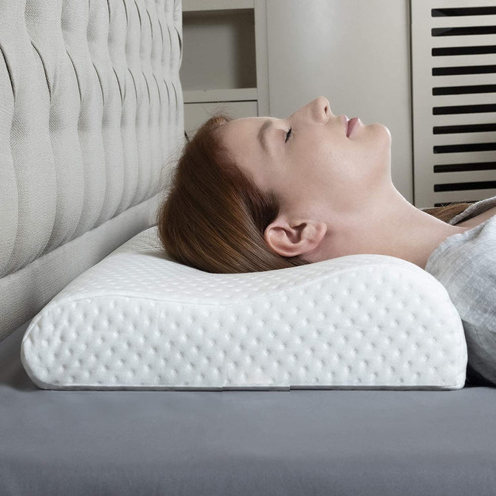 SchlafWolke: Cuscino in Memory Foam ergonomico – confortevole e ortopedico contro il dolore al collo