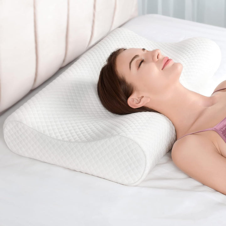 SchlafWolke: Cuscino in Memory Foam ergonomico – confortevole e ortopedico contro il dolore al collo