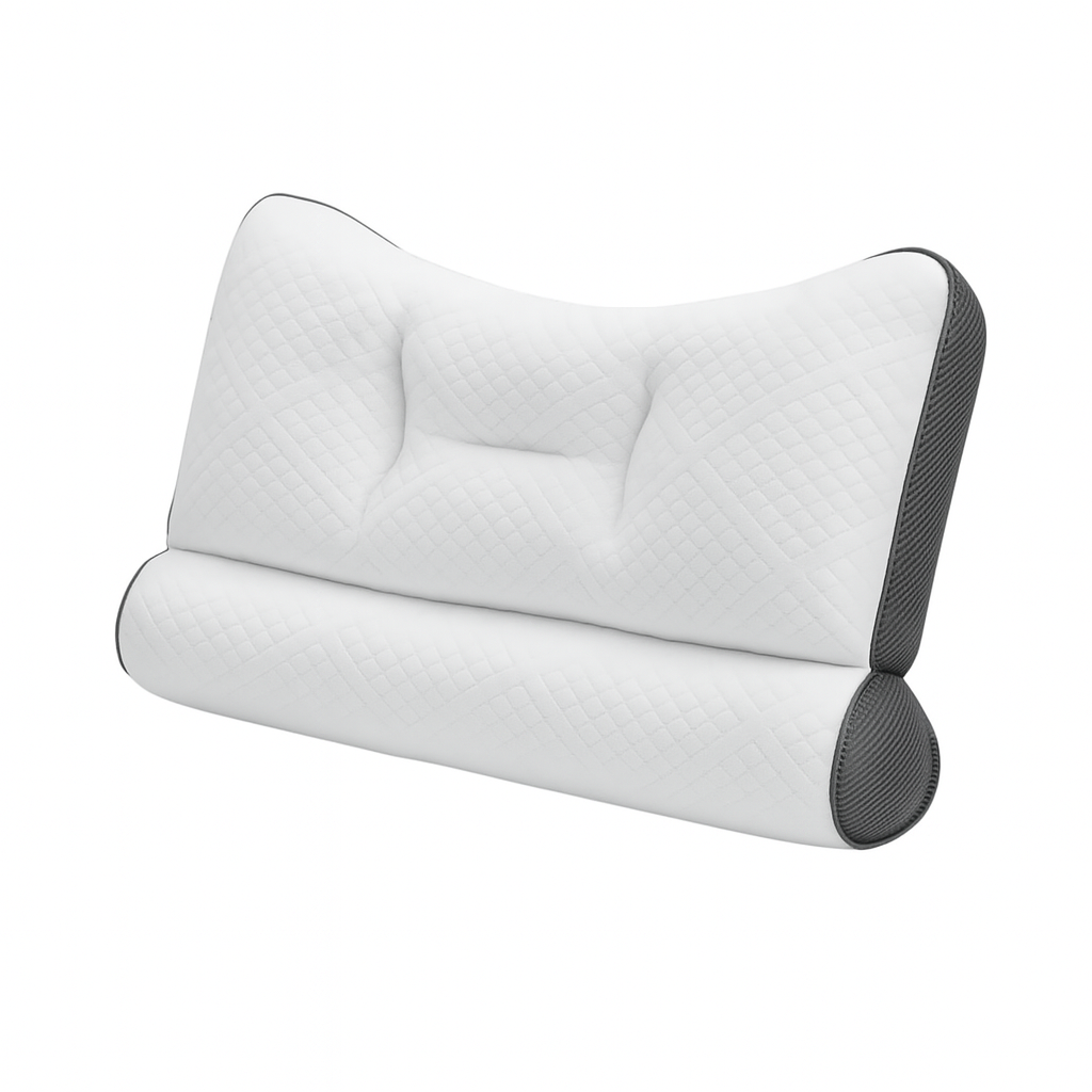SchmerzfreiNacht: Cuscino ortopedico per il collo – Memory Foam ed ergonomico per una postura di sonno sana