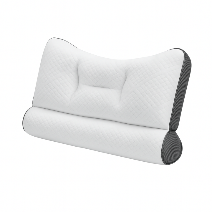 SchmerzfreiNacht: Cuscino ortopedico per il collo – Memory Foam ed ergonomico per una postura di sonno sana