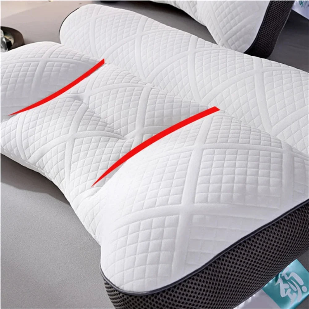 SchmerzfreiNacht: Cuscino ortopedico per il collo – Memory Foam ed ergonomico per una postura di sonno sana
