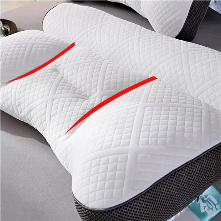 SchmerzfreiNacht: Cuscino ortopedico per il collo – Memory Foam ed ergonomico per una postura di sonno sana