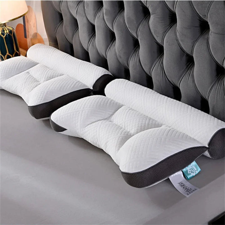 SchmerzfreiNacht: Cuscino ortopedico per il collo – Memory Foam ed ergonomico per una postura di sonno sana