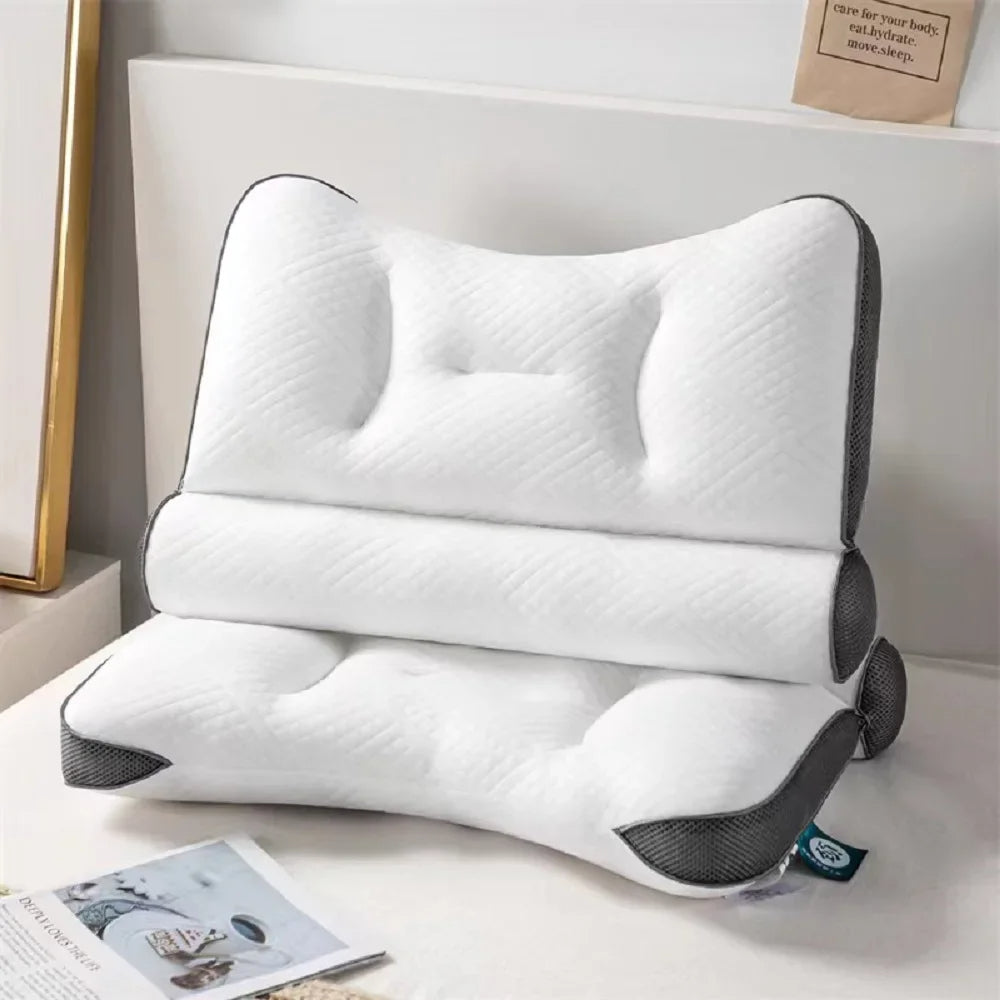 SchmerzfreiNacht: Cuscino ortopedico per il collo – Memory Foam ed ergonomico per una postura di sonno sana