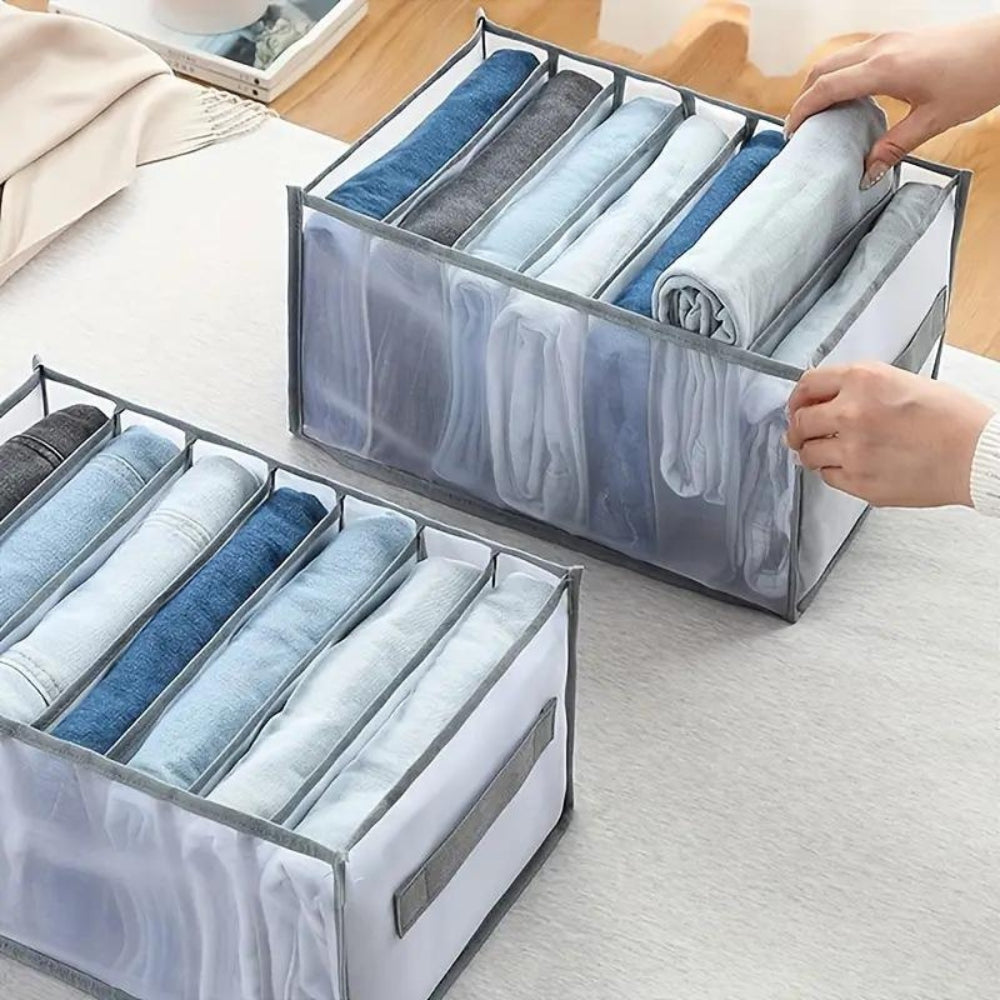 SchrankHeld: Organizzatore per abiti con manico – stabile, facile da pulire e perfetto per abbigliamento e accessori