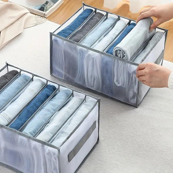SchrankHeld: Organizzatore per abiti con manico – stabile, facile da pulire e perfetto per abbigliamento e accessori