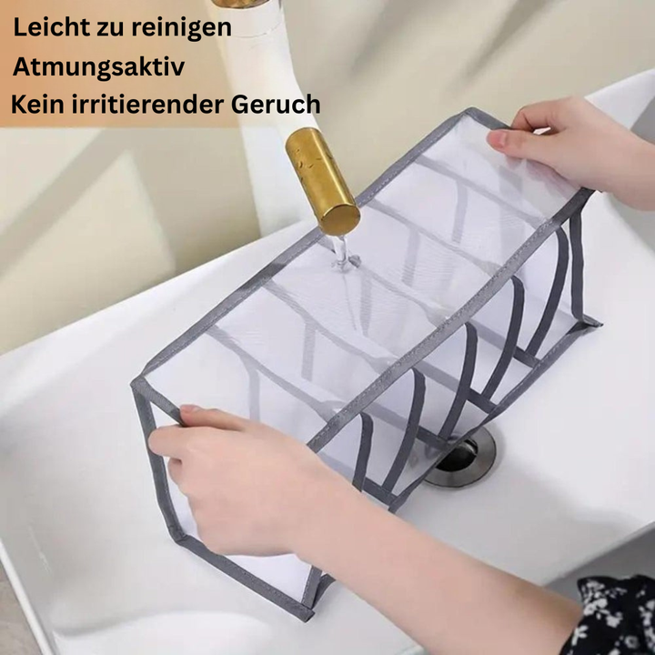 SchrankHeld: Organizzatore per abiti con manico – stabile, facile da pulire e perfetto per abbigliamento e accessori
