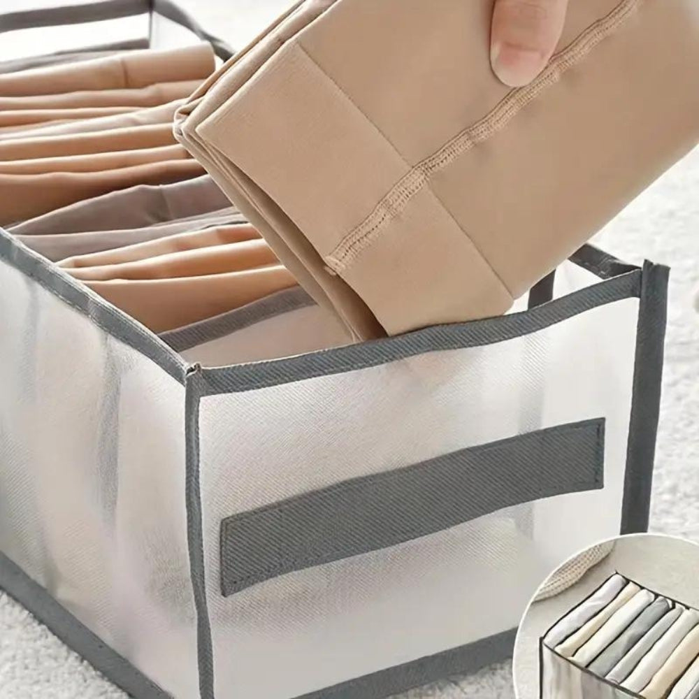 SchrankHeld: Organizzatore per abiti con manico – stabile, facile da pulire e perfetto per abbigliamento e accessori
