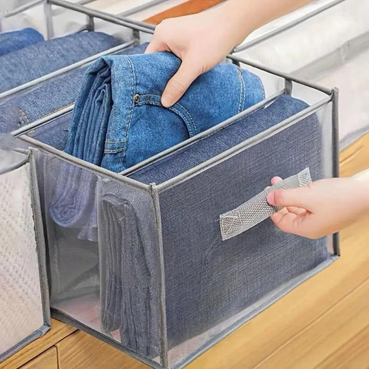 SchrankHeld: Organizzatore per abiti con manico – stabile, facile da pulire e perfetto per abbigliamento e accessori