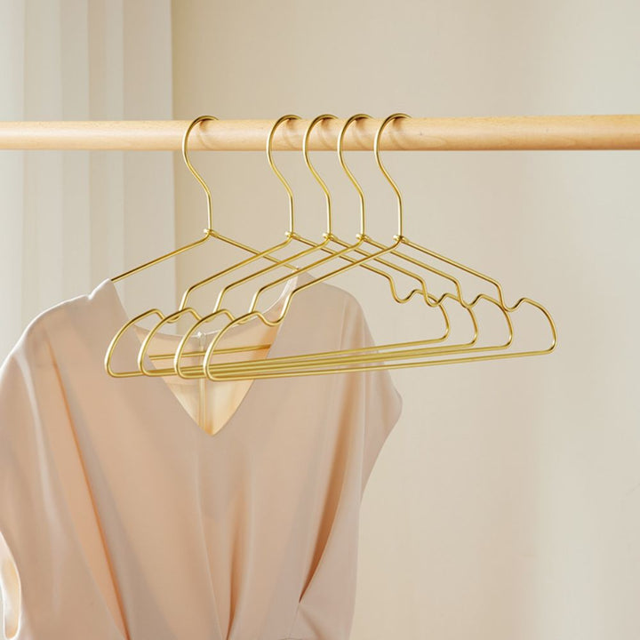 SchrankPlus: Appendini in metallo – snelli, eleganti e stabili per bastoni per abiti e armadi (set da 12)