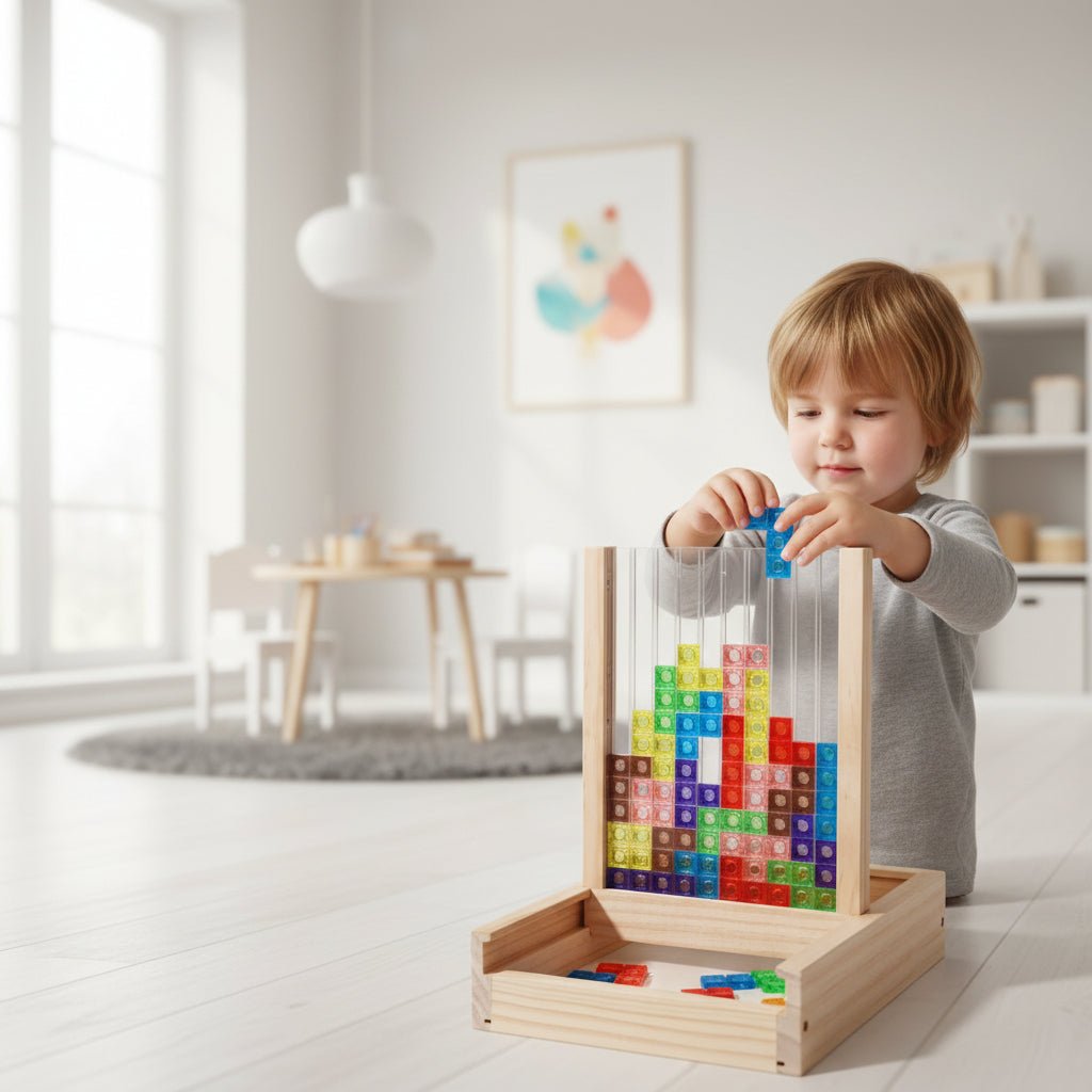ECOBLOCK – Puzzle in Legno per Divertimento Sostenibile e Allenamento Mentale