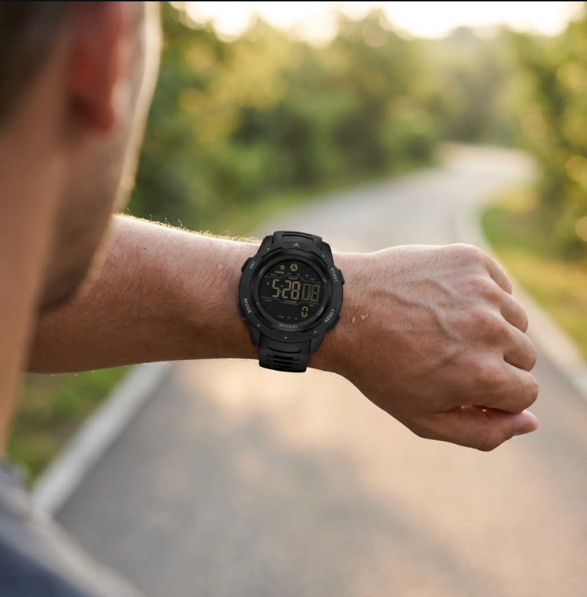 Orologio Digitale da Pedometria Militare Impermeabile