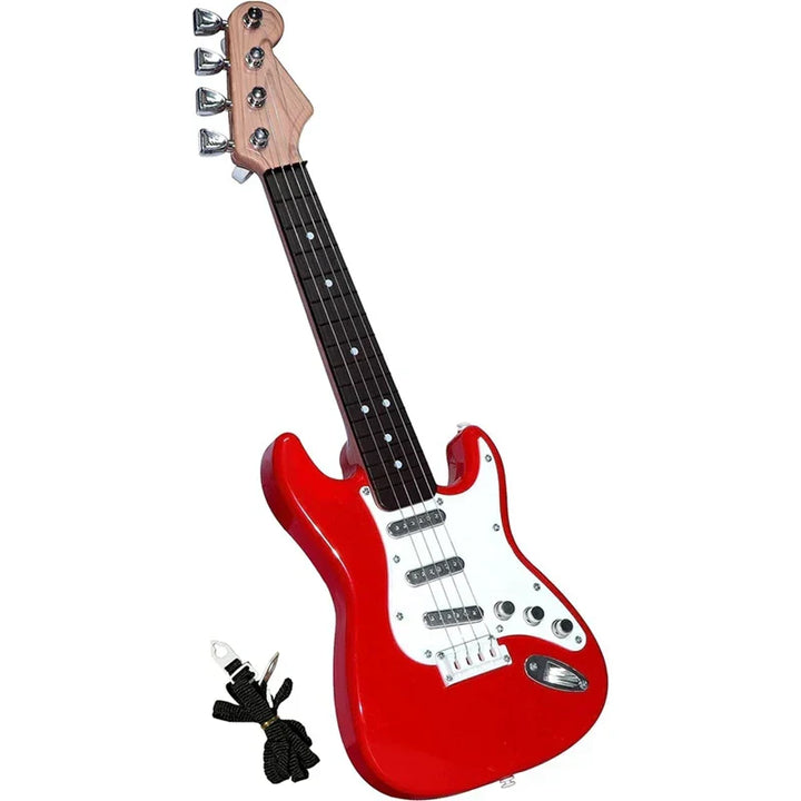 Chitarra Elettrica a 4 Corde per Bambini - Strumento Musicale Portatile, Regalo Perfetto per Giovani Musicisti