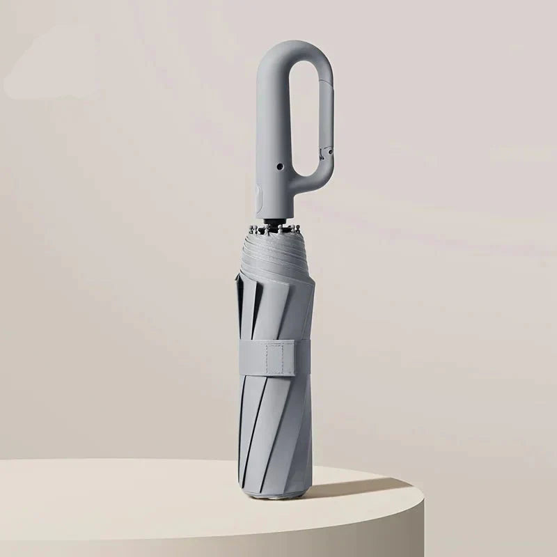 20 Stecche Ombrello Pieghevole Resistente al Vento di 105CM per Uomini, Manico Grande, Resistente all&