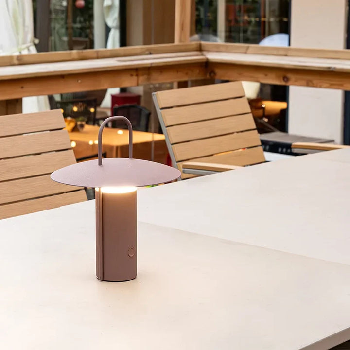 TerraBeam™ La lampada perfetta per il giardino! Ricaricabile tramite USB + 3 colori e intensità regolabile su 3 livelli