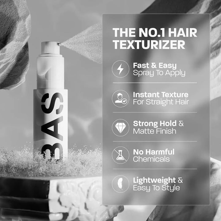 Spray texturizzante di sale marino per capelli unisex, aggiunge texture e volume duraturi per un look da spiaggia naturale, virale su TikTok