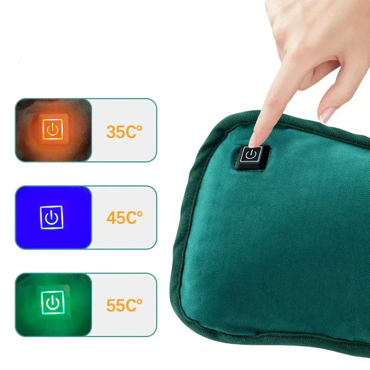 Cuscinetto Riscaldante Portatile | 30x20 cm | Riscaldamento Veloce, Scaldamani/Corpo Multifunzionale