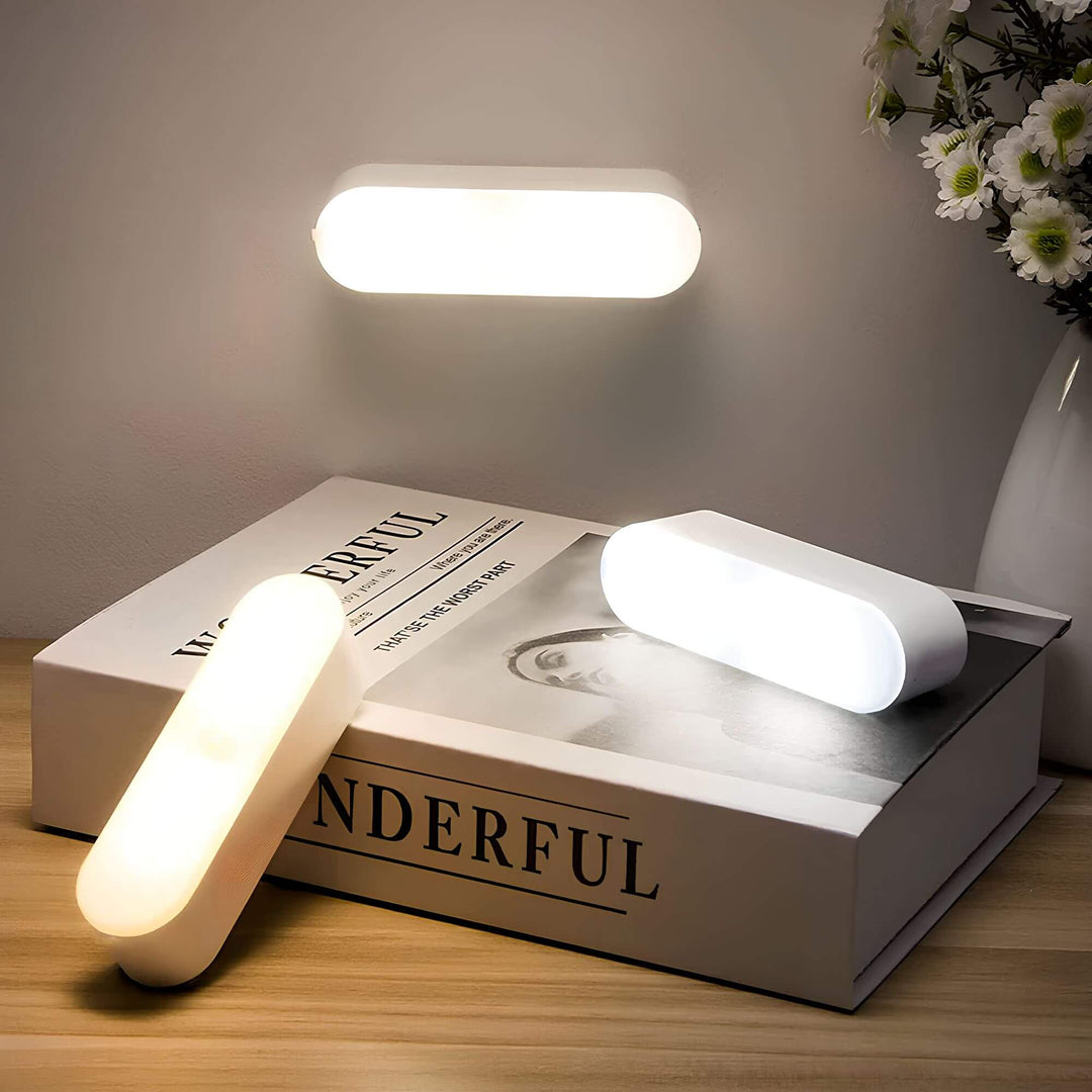 SensiGlow: Lampada da parete LED a controllo di movimento con funzione smart – Luce senza fili per corridoi e scale