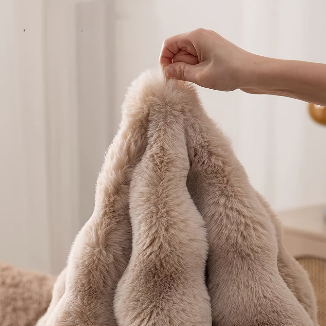 SerenaLuxe: Tappeto rotondo morbido e soffice – decorativo per soggiorno e camera da letto