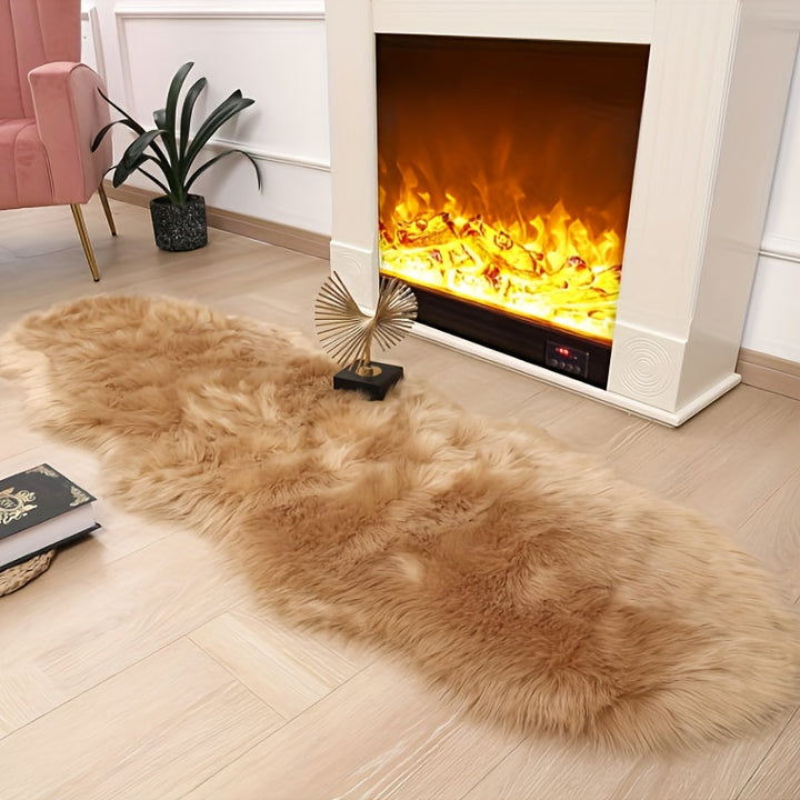 SerenaMira: Tappeto Morbido in Fibra Sintetica di Lusso – ideale per Soggiorno e Decorazioni Invernali